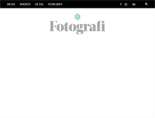 Tablet Screenshot of fotografi.no